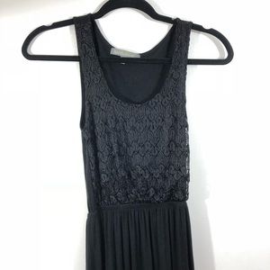 Beautiful detailed black maxi dress